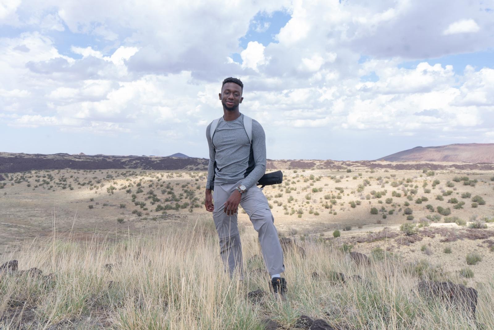 David Obajemu on site for NASA GEODES project