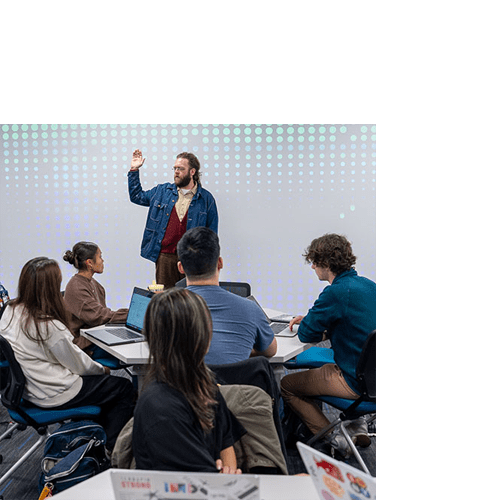 IMD Lecturer Matt Nolan in class