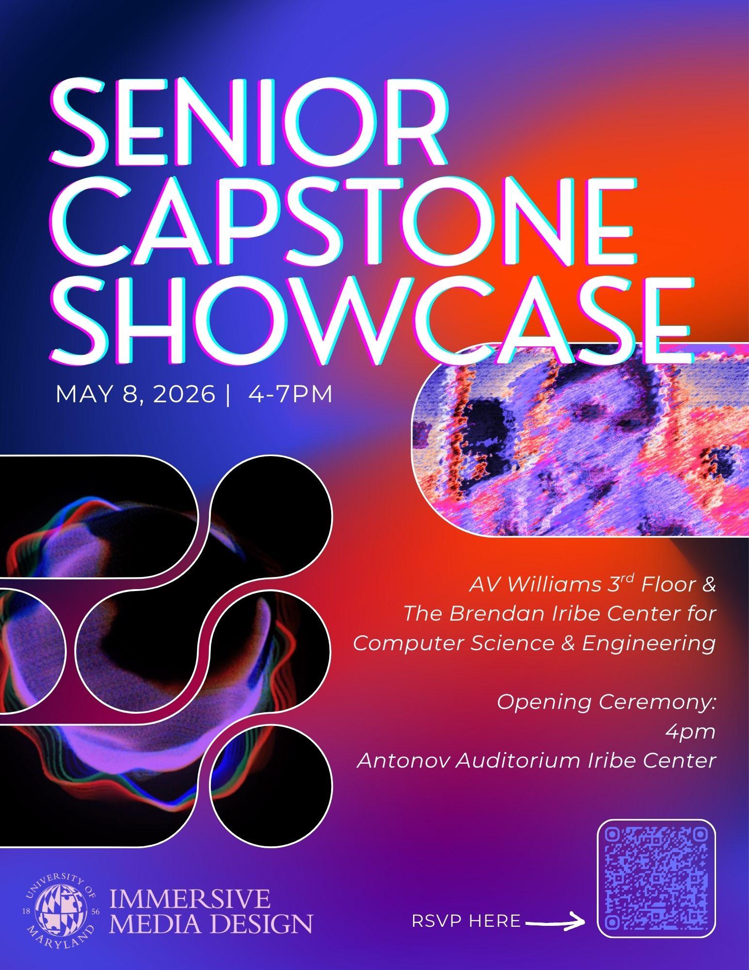IMD Senior Capstone Showcase Flyer